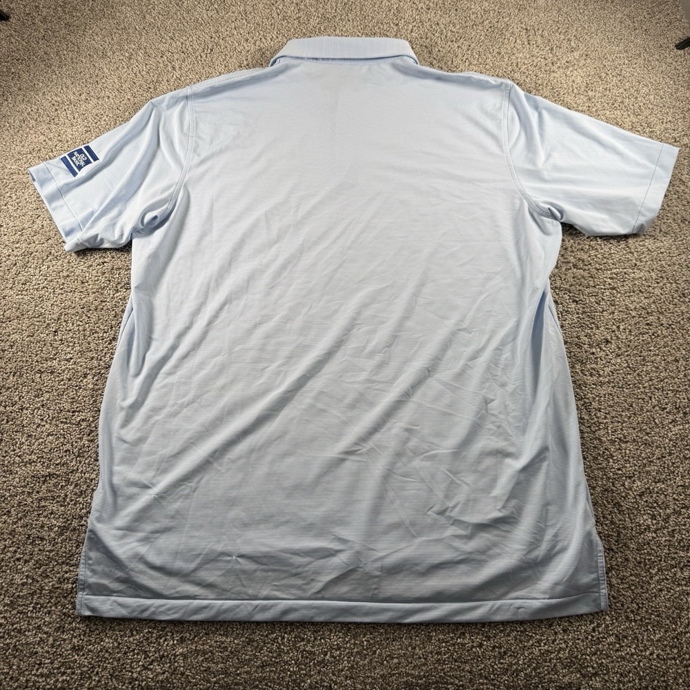 Peter Millar Polo Shirt Men XXL Blue Performance Summer Comfort NV5 Invitational - Picture 13 of 15